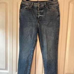 H&M ultra high rise mom jeans